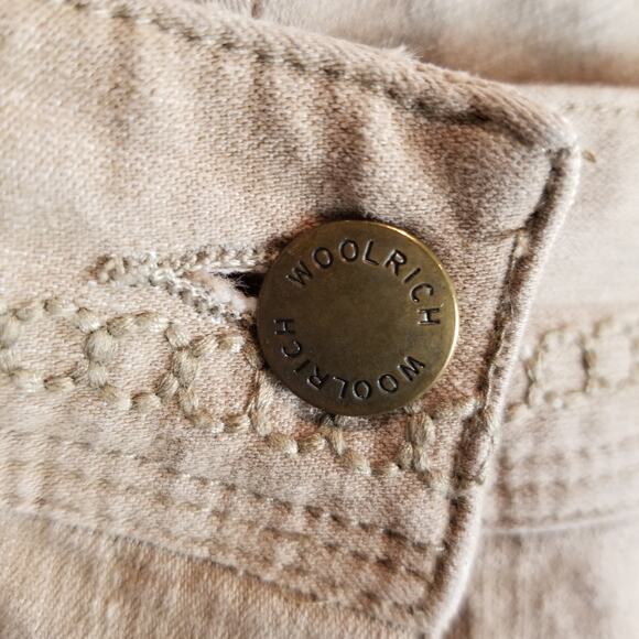 Woolrich Women's Khaki Cropped Capri Pants Size 4 - Picture 6 of 7